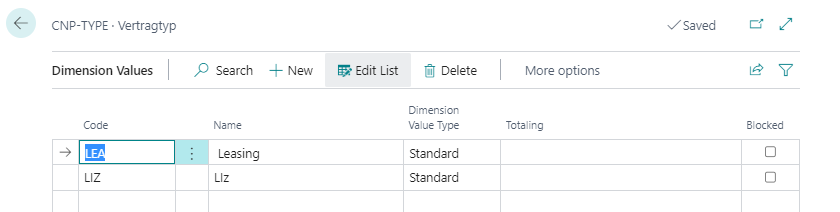Image :Dimension values for contract types